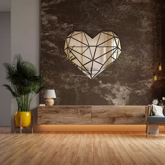 Heart Mirror | Wall Stickers